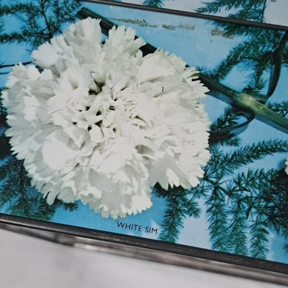 RARE Carr’s of England Floral Tin 💐 | Vintage Cookie Box | Hood-Cottagecore - Picture 8 of 12